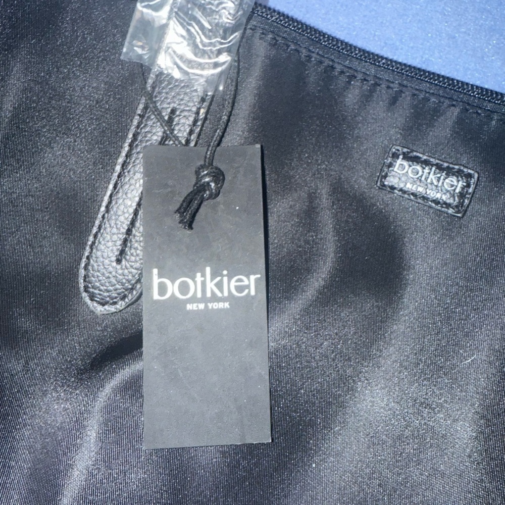 Botkier Black Tote Bag w Zipper Pockets - Picture 5 of 7